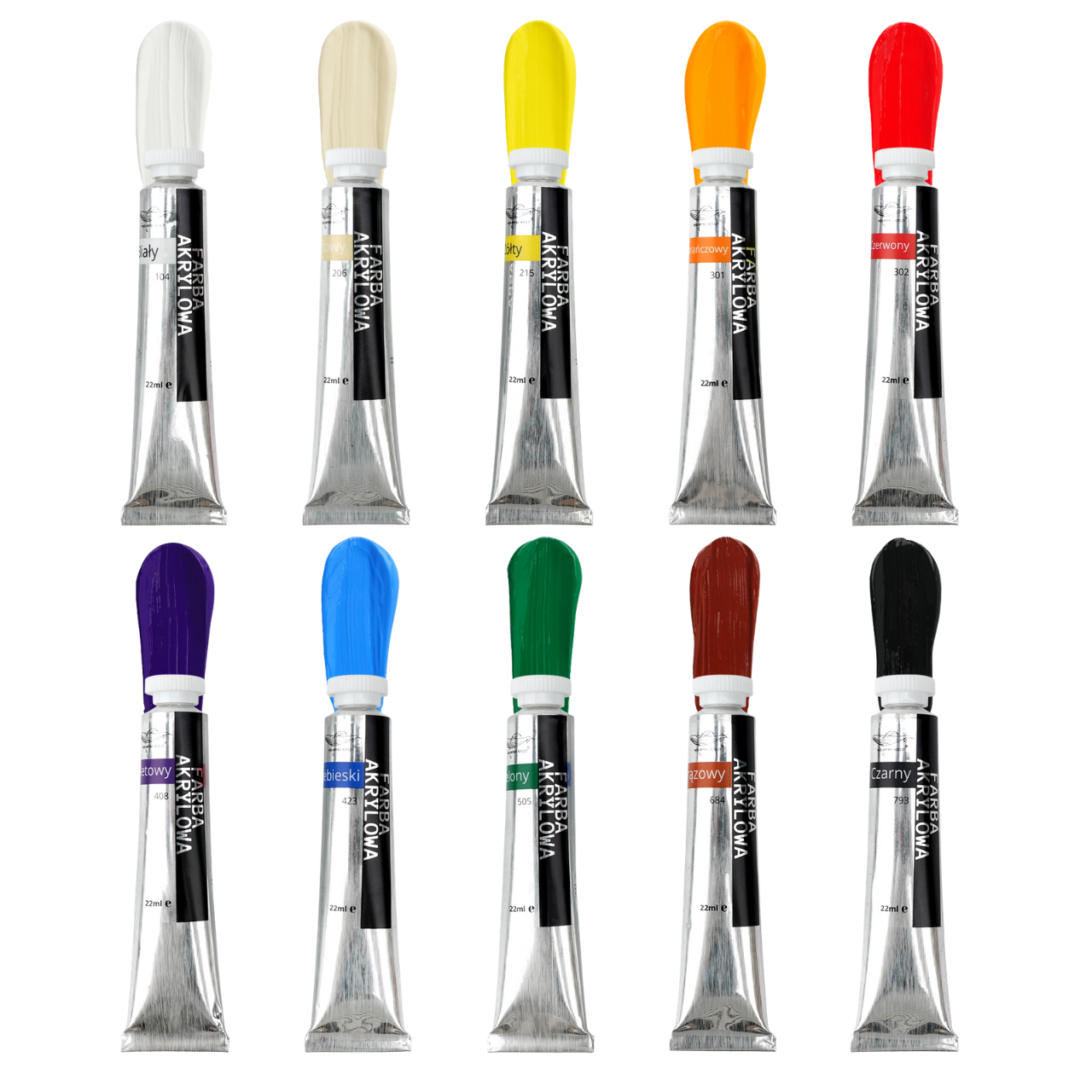 Farby akrylowe profesjonalne Wielorybie Rzeczy